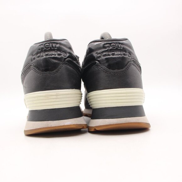 New Balance Women's US 8.5 B Black/White Leather Athletic Sneakers WL574PMD - Picture 5 of 9